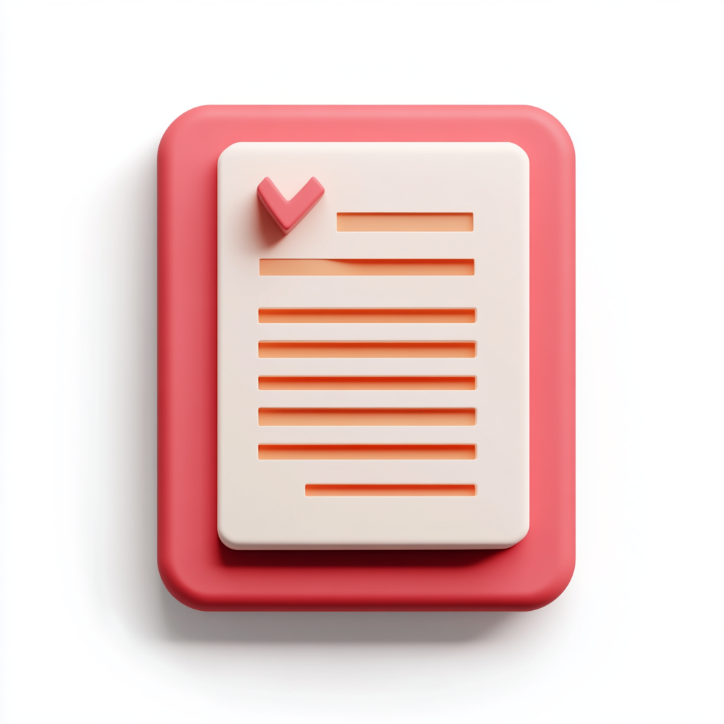 gasavv_a_3d_plasticine_design_red_an_icon_of_a_document_on_a_wh_102d2533-3417-45ff-b453-c03fdc5e4d39